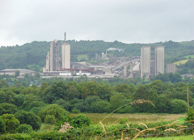 Derrylin cement plant, Gortmullan, Co. Fermanagh - geograph.org.uk - 1385801